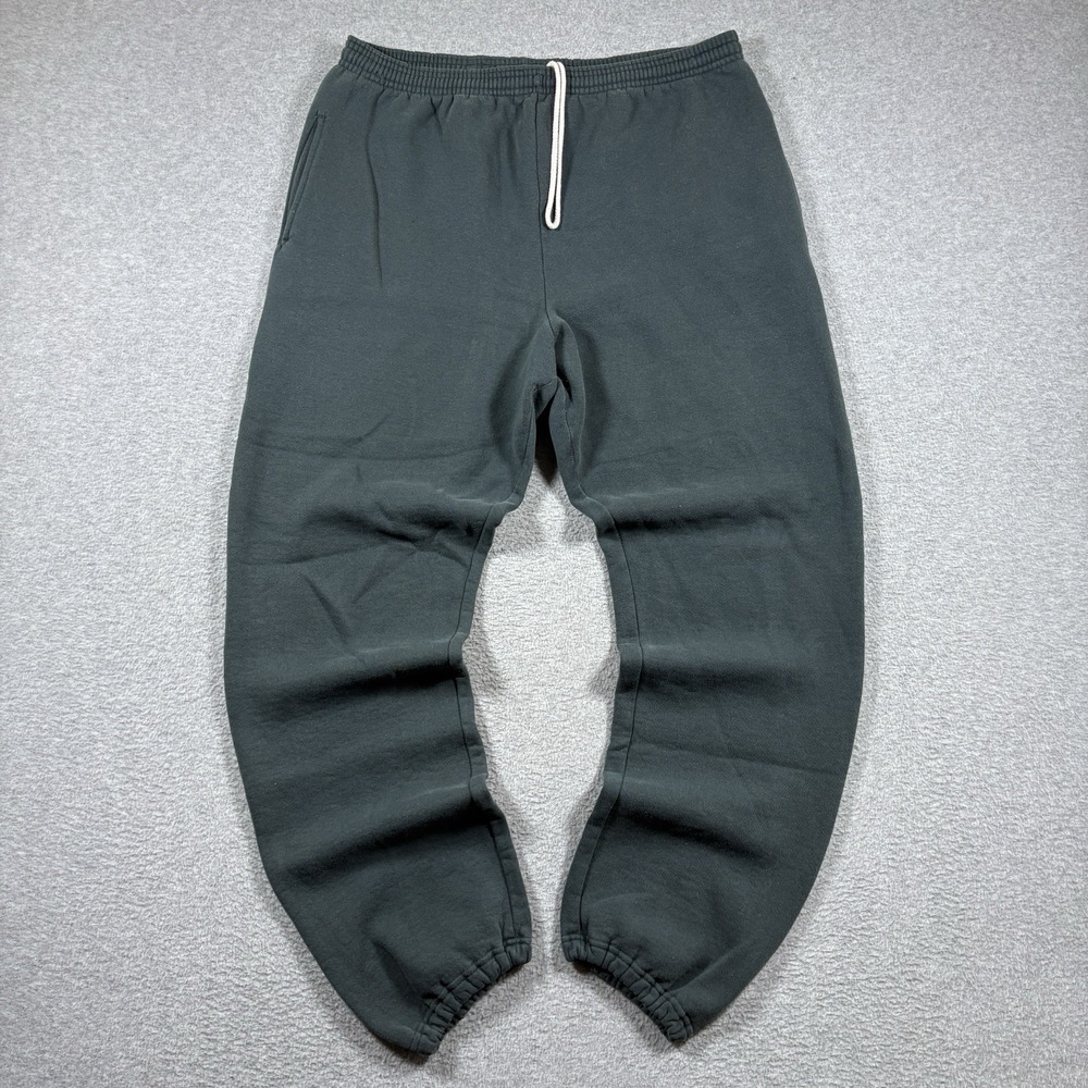 Vintage 90s Russell Athletic Forest Green Jogger Sweatpants Mens XL Baggy